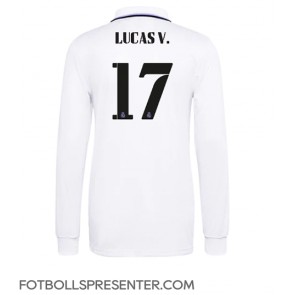 Real Madrid Lucas Vazquez #17 Hemma Matchtröja 2022-23 Långärmad